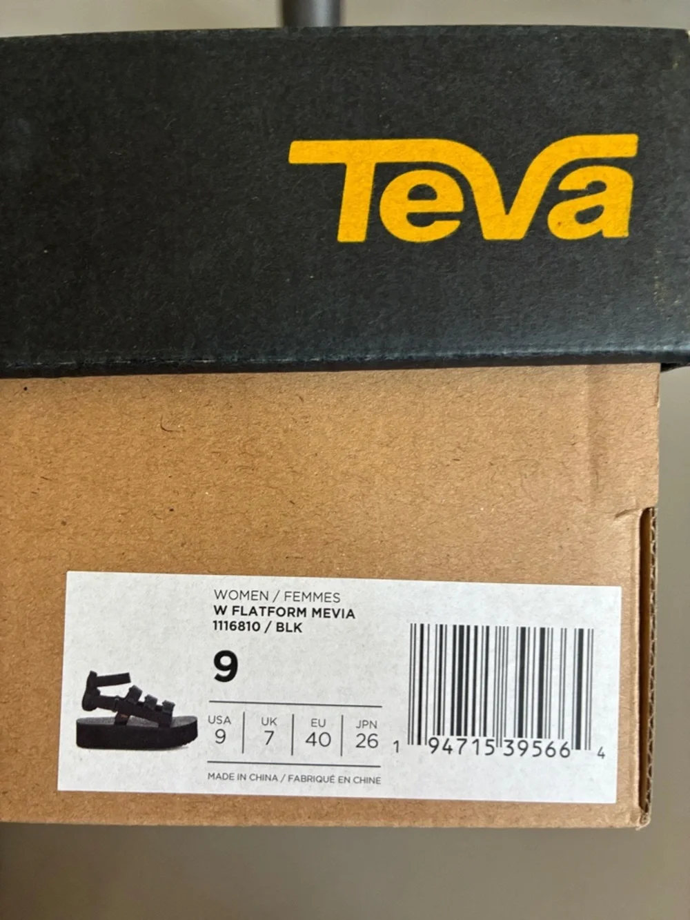 Teva Flatform Mevia Sandal size 9 - Picture 6 of 7